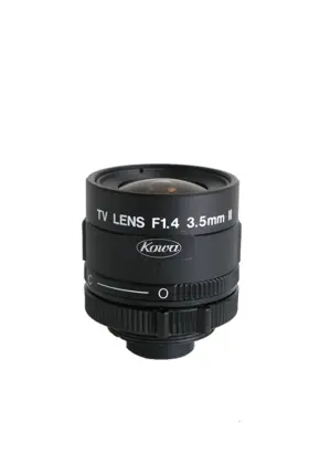 Lm4ncr Kowa 1/2 Inch 3.5mm F1.4 Manual Iris C-mount Lens