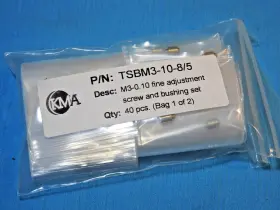 Tsbm3-10-8 Kozak Micro Tsbm3-10-8/5 20 Pcs - Fine Adj. Screws With Bushings M3-0.10 New
