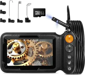G50-dual Kozyone Dual-lens Industrial Borescope Camera With 5 Inch Ips Screen 32gb Black
