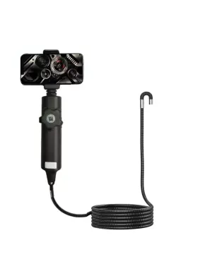 Ab180-1m Lantotek Articulating Borescope Inspection Camera 180 Rotatable Head Black