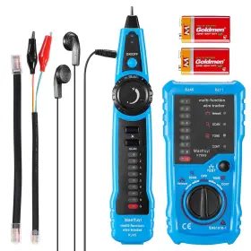 Fy869 Mastfuyi Network Cable Tester Line Finder With Probe Tone Wire Tracker Blue