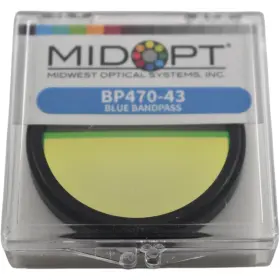 M43x0.75 Midopt Bp470-43 New Bandpass Filter 470nm 43mm Diameter Optical Glass