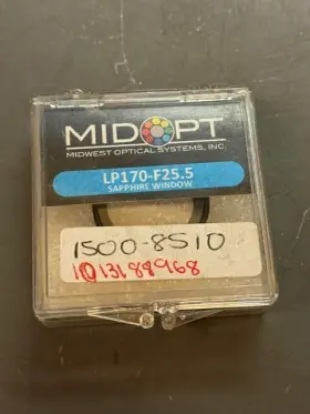 Lp170-f25.5 Midopt Midwest Optical Systems Sapphire Window Filter 1500-8510