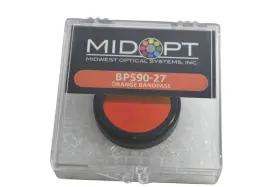 Bp590-27 Midwest Optical Systems New Midopt Orange Bandpass Filter 560 To 600 Nm