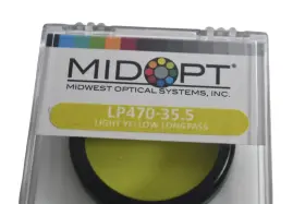 Lp470-35.5 Midwest Optical Systems New Light Yellow Longpass Filter M35.5x0.5 #2