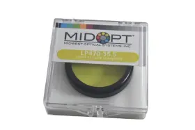 Lp470-35.5 Midwest Optical Systems New Light Yellow Longpass Filter M35.5x0.5