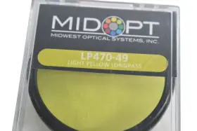 Lp470-49 Midwest Optical Systems New Midopt Light Yellow Longpass Filter M49x0.7 #2