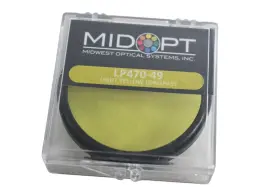 Lp470-49 Midwest Optical Systems New Midopt Light Yellow Longpass Filter M49x0.7