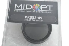 M49x0.75 Midwest Optical Systems Pr032-49 New Midopt Linear Polarizer Filter #2