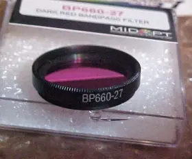 Bp660-27 Midwest Optics Dark Red Bandpass Filter Se #3
