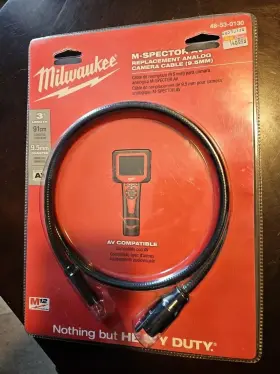48-53-0130 Milwaukee M-spector Av Replacement Analog Camera Cable 3 Ft