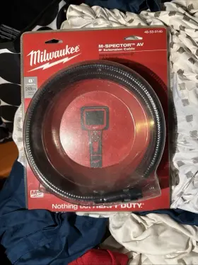 48-53-0140 Milwaukee M-spector Av 8ft Extension Cable For Inspection Camera