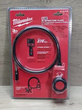 48-53-0155 Milwaukee M-spector Flex 3ft Inspection Camera Cable Pivotview