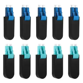 Om3-10pc-ccus1 Moocci 5 Pcs Single Mode 9/125um Lc/upc Fiber Optic Loopback Adapter And Blue