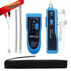Qs-xkxxy-blue-ccus1 Moocci Cable Tracer Ethernet Network Tester Rj45 Rj11 - Wire Toner Blue