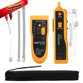 Qs-xkxxy-yellow-ccus1 Moocci Cable Tracer Ethernet Network Tester Rj45 Rj11 - Wire Toner Yellow