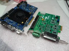 National Instruments 142779c-02l Pcie-1477 Frame Grabber With I/o Extension Board