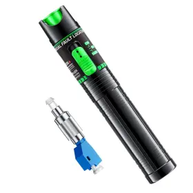 Ht-15 Newmainone Visual Fault Locator-green Light Fiber Optic Tester 5mw Pocket-sized Black