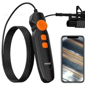 Rb-10045 Nidage Wireless Rifle Borescope 0.2inch Bore Scope Gun M Black