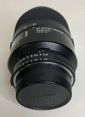 Nikon 105mm 1 2.8d Af Micro Nikkor 2.8 D With Lens Caps #2