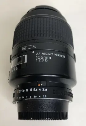 Nikon 105mm 1 2.8d Af Micro Nikkor 2.8 D With Lens Caps