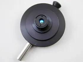 F-l10b Nrc Newport Lm-1 Lens Mount With Laser Diode Objective 850 - 1550 Nm