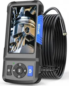 Ok-0044usbk Oiiwak Dual Lens Industrial Endoscope 1080p Digital Borescope Inspection Blue