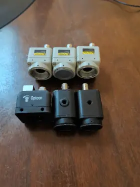 Opteon B1j030 Lot Of 6 Industrial Lab Cameras. 3 Sentech 2 Waytec 1 See Description
