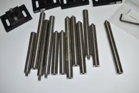 Rdu78 Oriel 14439 Base Plate 3 X 2.25 Inch Lot- 4 5 6 Rods Lot Of 12 #2