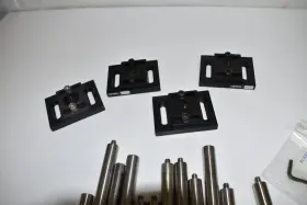 Rdu78 Oriel 14439 Base Plate 3 X 2.25 Inch Lot- 4 5 6 Rods Lot Of 12 #3
