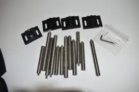 Rdu78 Oriel 14439 Base Plate 3 X 2.25 Inch Lot- 4 5 6 Rods Lot Of 12