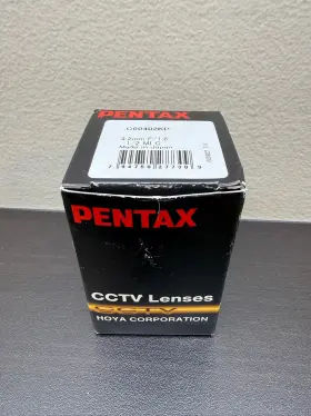 C60402kp Pentax New Cctv Lens 4.2mm F/1.6 1/2 Mi C