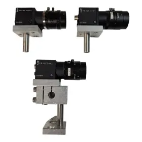 Fl2-08s2c Point Grey Research Lot 3x Flea2 Industrial Camera With Lenses And Mounts Firewire #2