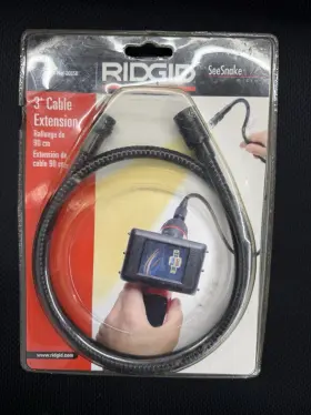 Ridgid 0095691266583 26658 Seesnake 3 Foot Cable Extension New