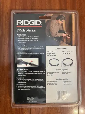 31128 Ridgid 095691371133 New Micro Extension Cable 3-foot Seesnake Universal #2