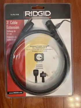 31128 Ridgid 095691371133 New Micro Extension Cable 3-foot Seesnake Universal