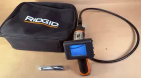 26743 Ridgid Seesnake Micro Inspection Camera In Case - Tested Works Great -free Ship