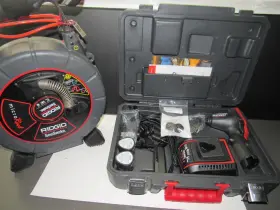 Ca-350 Ridgid Microreel Seesnake Camera 99ft Line And Handheld Monitor Kit