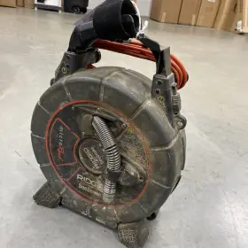 L100 Ridgid Microreel Sewer Camera - 100 New Push Cable And Spring With 512hz Sonde #2