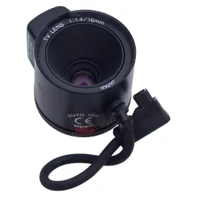 Am1614ca Rockpine Cctv Lens 8-16vdc 16mm Focal Length 4-pin Connector C-mount