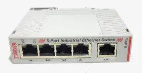 Sl-5es-1 Sixnet Red Lion Slim Line Industrial Unmanaged Ethernet Switch 5-port 10-30vdc
