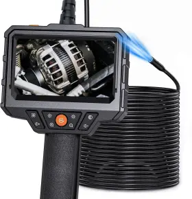 G40-m Skyear Endoscope With Light And 50ft Semi-rigid Cable Single Lens Dark Black