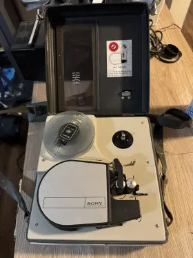 Dv-2400ce Sony Vintage Video Recorder Portable Reel To Untested Fast Ship