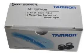 M112fm08 Tamron New 8mm Fixed Focal Lens C-mount #3