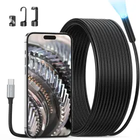 Teslong Ntc30p-15m 50ft Usb-c Borescope Inspection Camera With Light Flexible