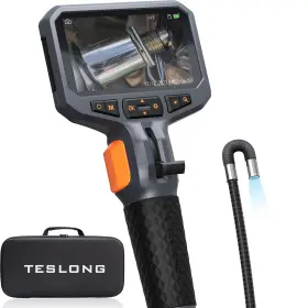 Td450sd85l1.55 Teslong Two-way Articulating Borescope With Light Industrial Endoscope Black