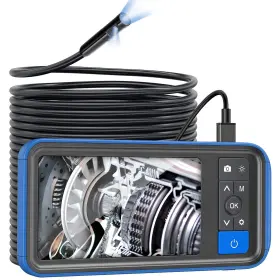 Tsms450d8dl15 Teslong 50ft Sewer Camera 1080p Drain Plumbing Snake Inspection Blue