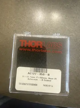 Ac127-050-b Thorlabs Ac127-059-b D 12.7mm F 50mm Near Ir Achromat B Coated