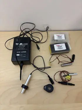 Cps186 Thorlabs Five 5 Photodiodes Visible Wavelengths With Power Supply