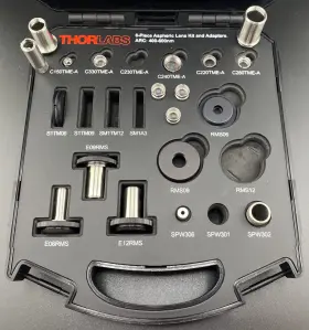 K4901-a Thorlabs Aspheric Lens Kit And Adapters Partial